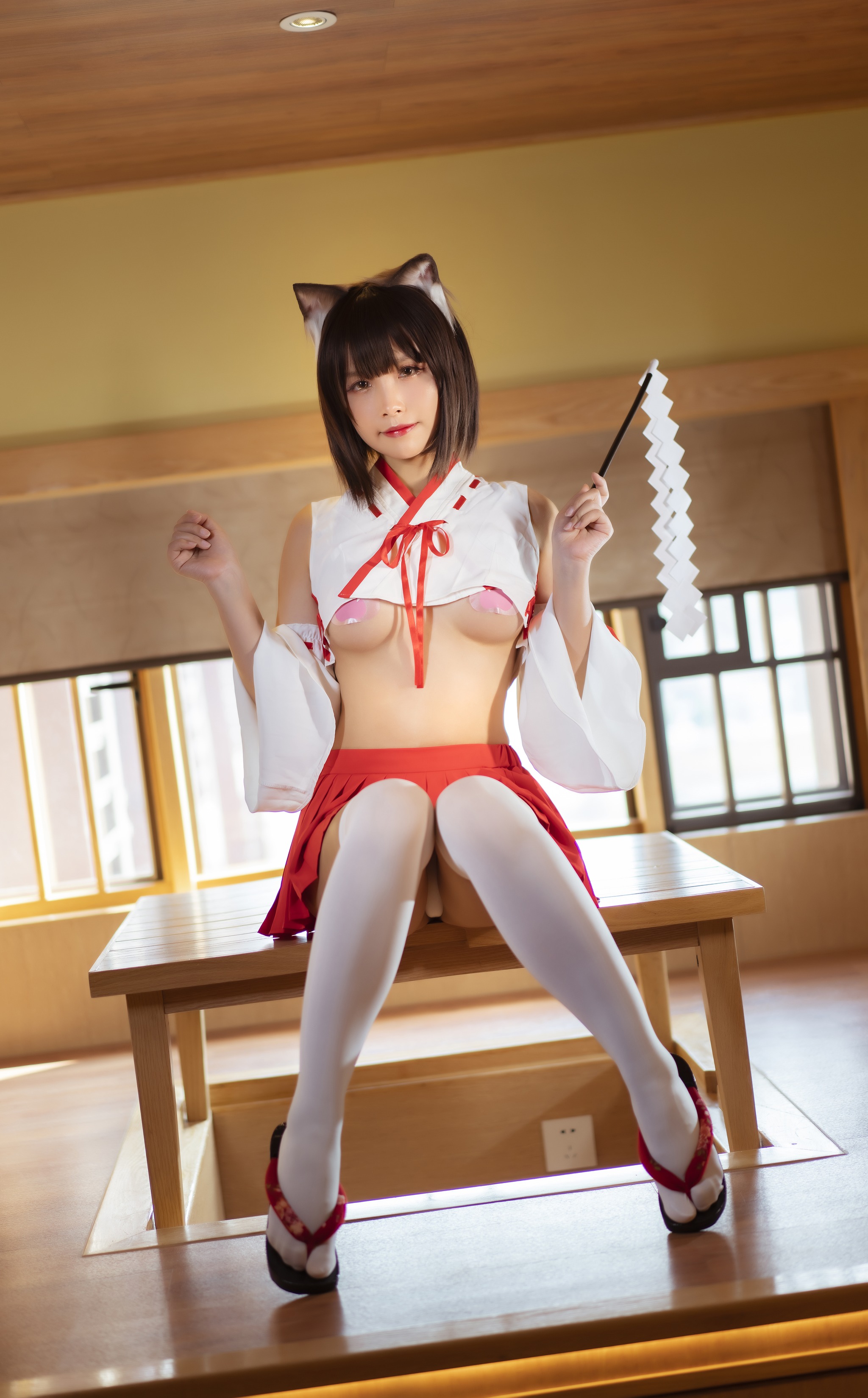 图片[1]-Neko-薇薇 – NO.001 巫女[30P]-XikXak